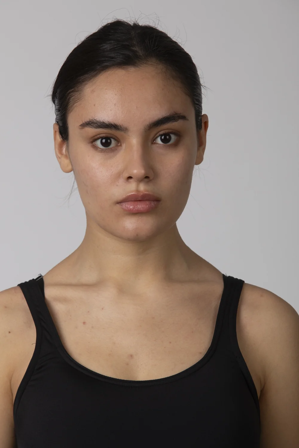 Polaroid modelli Milano primo piano viso naturale per casting agenzia moda